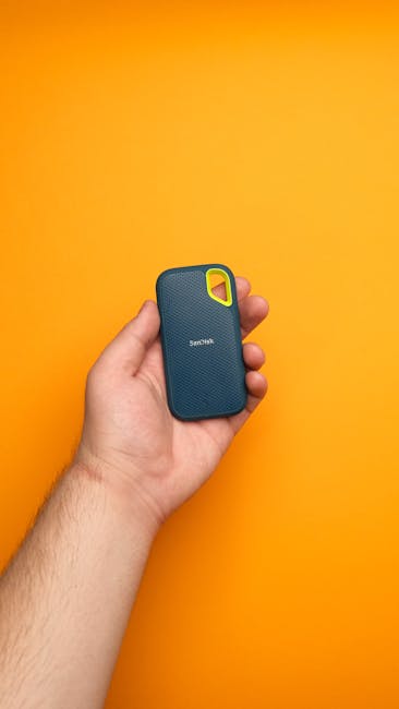 Gadget Review Roundup: portable SSDs on a desk, showing speed, heat, and real-world transfer results.