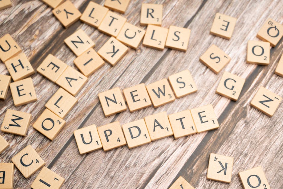 The Latest Tech News Breakdown: 10 standout developments on a tech-themed desk with glowing devices and charts, weekly review.
