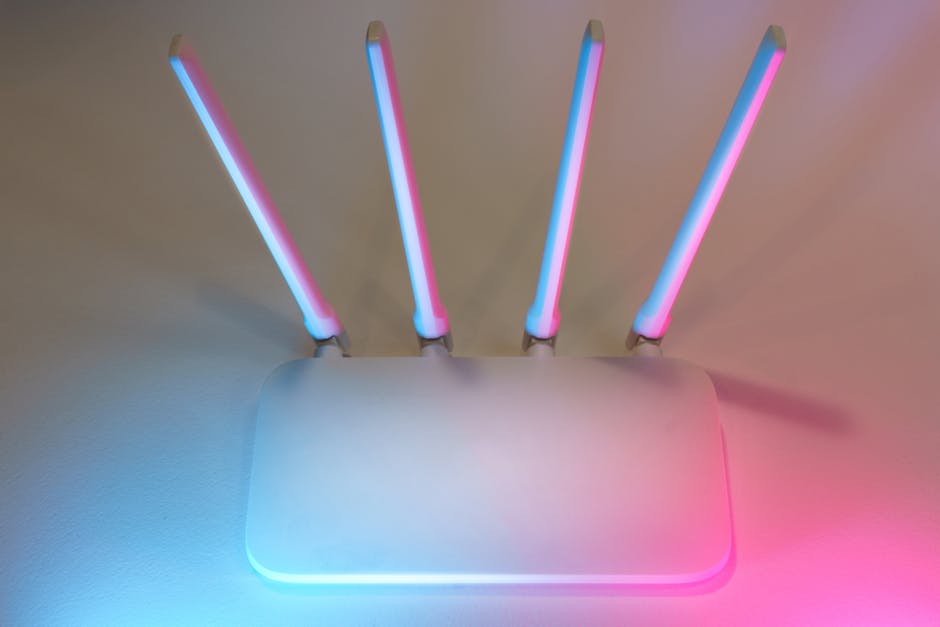 Person power cycling a home Wi-Fi router while troubleshooting streaming issues