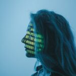 AI in Cybersecurity concept image showing machine learning detecting threats with caution where it fails, cyber data visuals