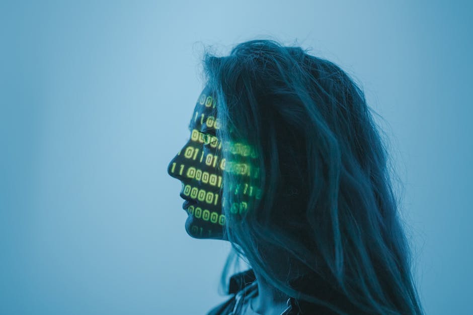 AI in Cybersecurity concept image showing machine learning detecting threats with caution where it fails, cyber data visuals